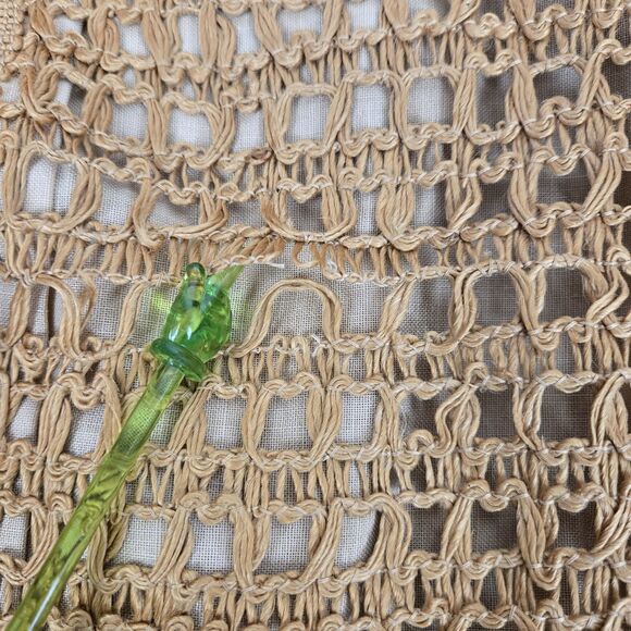 Vtg 60s I Magnin Bill Atkinson Glen of Michigan Twine Top Sz S Boho Cottagecore - Picture 13 of 16